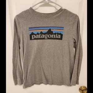 Boys Patagonia long sleeve tshirt
